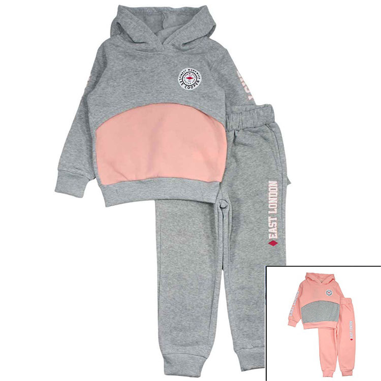 Picture of LC12244- LEE COOPER FLEECY HOODY JOGGNG SET/TRACKSUIT